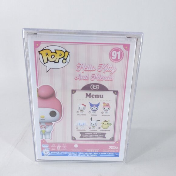 SDCC 2025 Funko Pop My Melody Metallic 91 Exclusive Official Sticker Hello Kitty - Picture 4 of 10